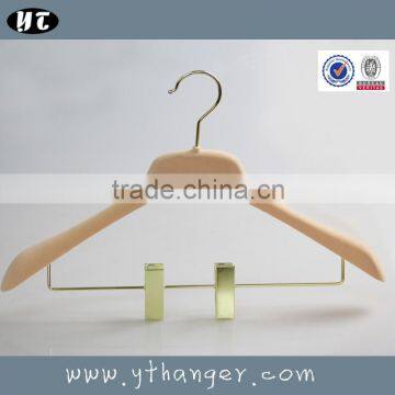 HA6964 durable clothes hanger plastic suit hanger with clips