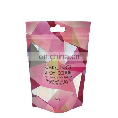 Custom plastic packaging pouch mylar stand up zipper bag for powder stand up ziplock pouch for tea