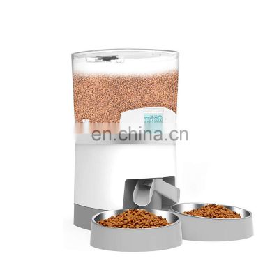 2021 new arrival 6 day meal timed automatic microchip operated indivisualized gravity pet feeder