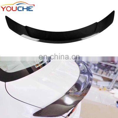 Carbon fiber rear boot trunk spoiler for Mercedes C class W205 2 DOOR RT style spoiler 2015+