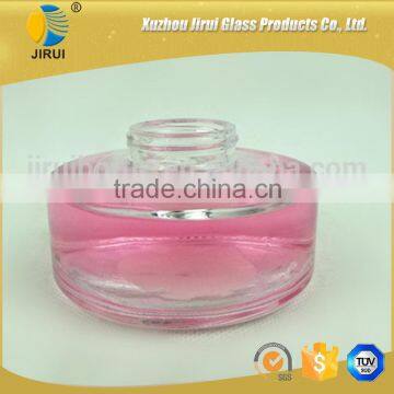 100ml flat round diffuser glass bottle