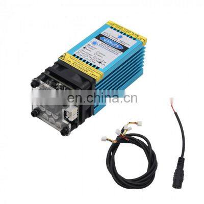 5500mw 5.5W 450nm Blue Laser Module Laser Engraving and Cutting TTL Module for Stainless Steel 3mm Wood