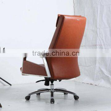 High Back Genuine Leather Luxury Chair Item A902 photo-2