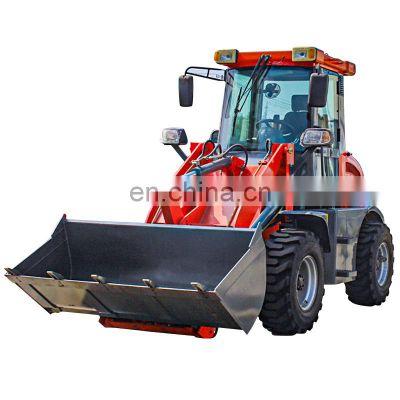 Good quality china china small 2.2 ton 0.4m3 wheel loader mini front end loader