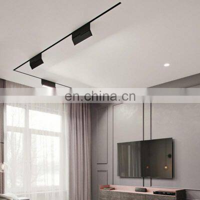 HUAYI New Product SMD Linear Flood Lighting 6watt 12watt Modern Magnetic LED Track Light