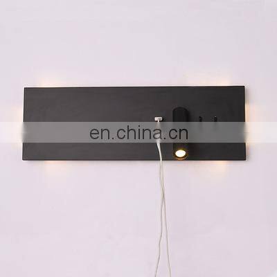 Modern Living Room Bedroom Sconce Black and White LED Wall Lamp for Indoor Decoration Wall Light