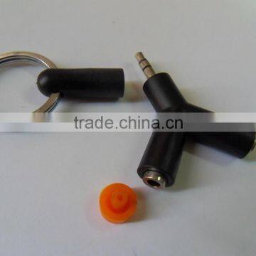 Shenzhen Factory Direct Supply Colored PVC Music Headphone Splitter for Audio Devices