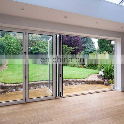 Soundproof Thermally Broken Top Quality Aluminum Folding Doors photo-3