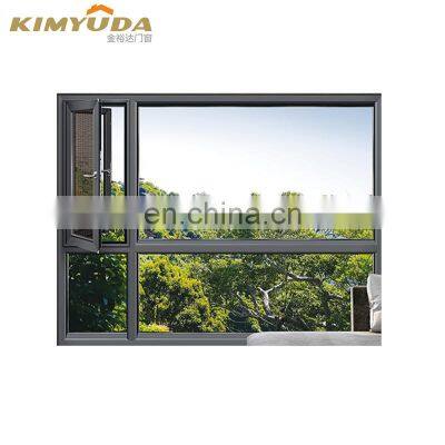 Cheap Price Australian Standard Windproof Aluminium Windows Double Glaze Residential Apartment Casement Window