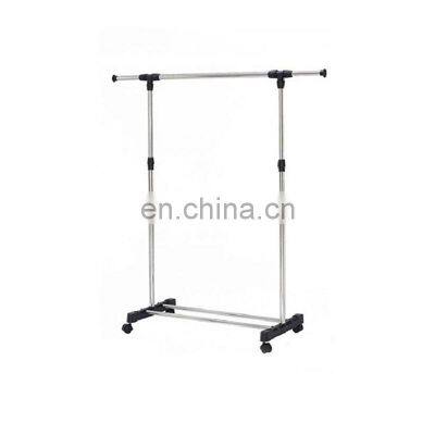 New design detachable single parallel bar clothes drying pole special hanger for dormitory