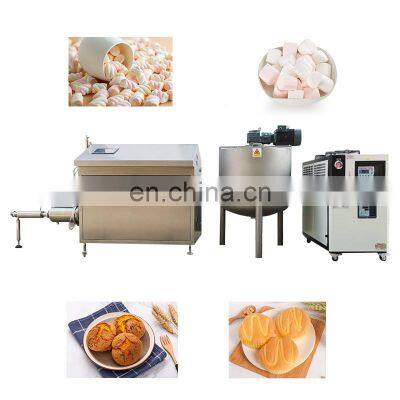 Cotton Product Center Food Industrial Make Twist Mixer Marshmallow Continuous Aerating Machine Candy Floss Line photo-3