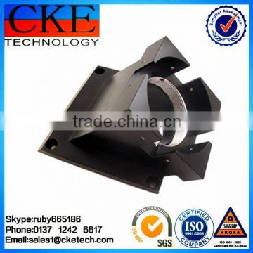 Black Precision Anodized Mechanical Parts Fabrication Service