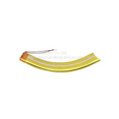 Curved Flexible Round Thin Li-polymer Battery in Any Size and Shape Designed for Wearable Devices photo-3