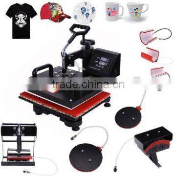 CE Approval Combo Rotary 8 in1 Heat Press Machine heat trsnsfer printing machine