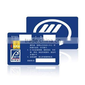 plastic contact AT24C02 ic smart card