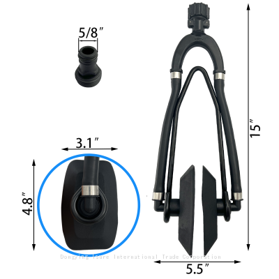 ISURE MARINE Dual Feed Outboard Flusher Ear Muffs Boat Engine Motor Nylon photo-3