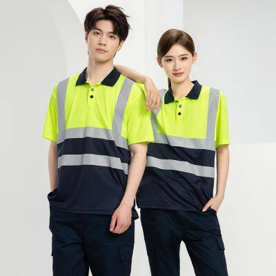 Customized T-shirts and Vests, High Gloss Reflective Work Clothes, and Workwear With Logo Embroidery photo-5