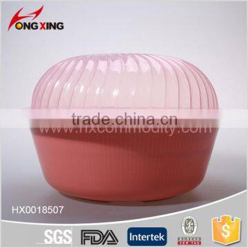 Double Layer Round Plastic Vegetable Basin With Strip Lid photo-4