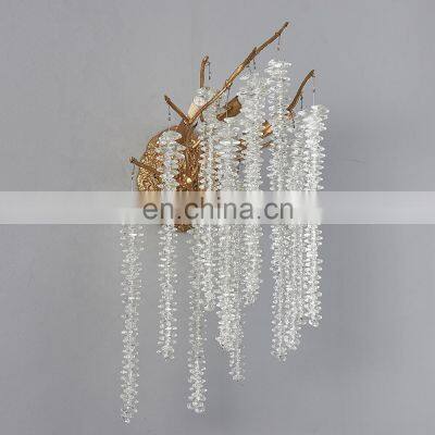 Modern Luxury Glass Led Wall Lamp For Bedroom Dining Room Hotel Living Room Wall Light