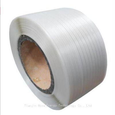 White flat flow silk packing tape