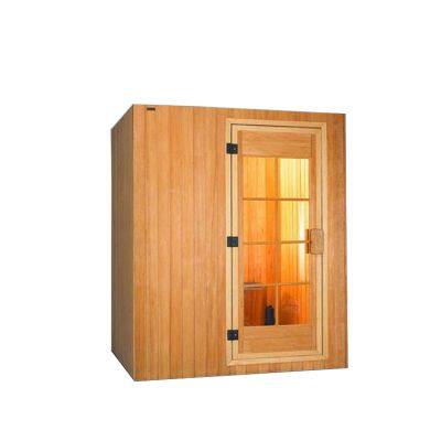 OEM Rivera Luxury Steam Sauna Room with Shower Customized Sauna Wooden