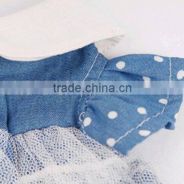 Summer Jean With Lace Pet Dog Accessories Pet Clothes Puppy Clothes photo-5