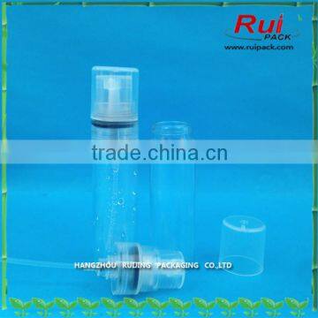 Perfume bottle 8ml, PET perfume container with sprayer, snap on type perfume sprayer