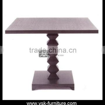 DT-027 Square Dining Table Wood Furniture For Restaurant