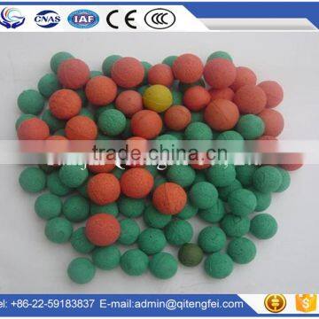 Made in China soft medium tube high density foam cleaning concrete pump balls