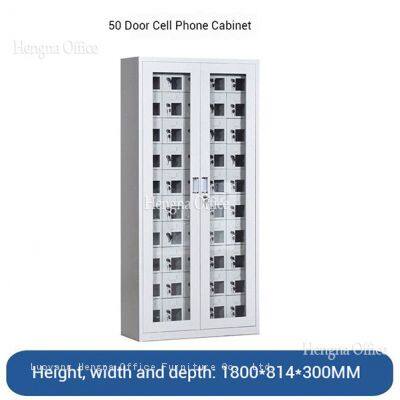 Clear Acrylic Door Cell Phone Charging Station Locker Wall Mounted Metal Phone Box- OEM/ODM Service