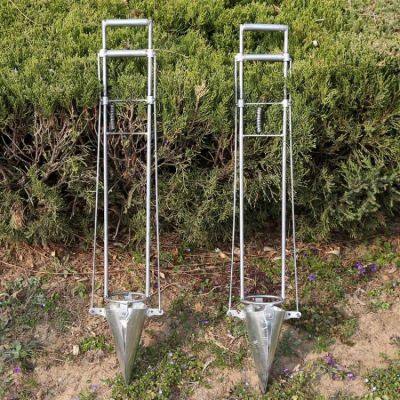 76mm Diameter Double-handle Pepper Seedling Planter, Handheld Foot-operated Seedling Planter, Small Melon Transplanting Device photo-4