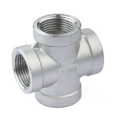 Stainless Steel Male Thread Tee, Investment Casting Water Pipe Fittings, Thickened pt Pipe Fittings Joints, Available in 3/8