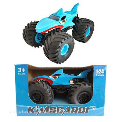 Monster Truck 1:24 Scale Diecast Cars Toy Vehicle Shark