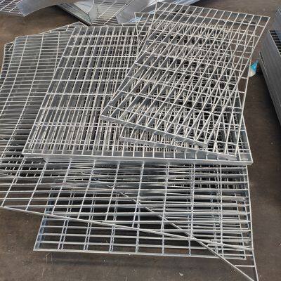 Rejilla de barras de acero soldada galvanizada por inmersión en caliente para plataformas industriales y pasarelas