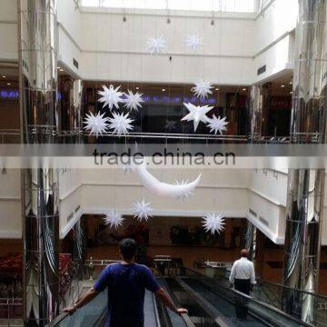 Ramanda Inflatable Illuminant Star with remote controlled LED light bulb for advertising display