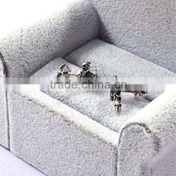 Stainless Steel Custom Earrings Mens Cross Ear Stud Earrings photo-4