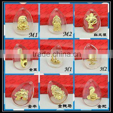 2013 China Wholesale Fashion Jewellery Gold Zodiac Pendant photo-2