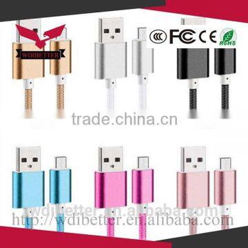 Colorful 1M Dual Side Micro Usb 2 In 1 Cable Usb Cable 2 In 1 For Iphone