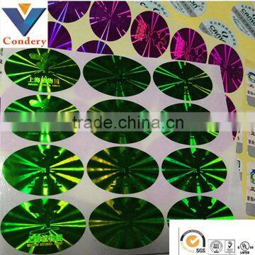 custom stickers removable security sticker Sticker Label reflective sticker OEM
