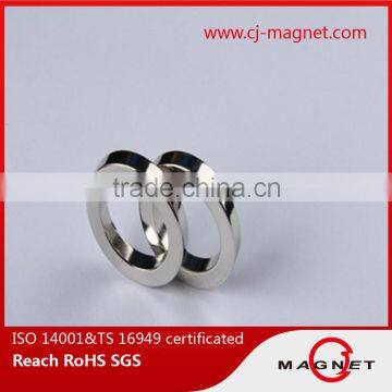 Ring shaped D32x20x10mm N52 powerful magnet with ROHS REACH SGS