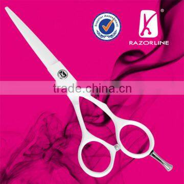 RAZORLINE R22 5.5" Chinese Style White Teflon Coating Hair Salon Scissor