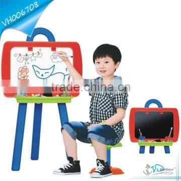 Kids Erasable Drawing Board Table and Chair Set