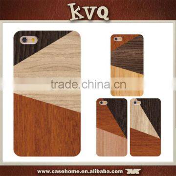 2 in 1 Wooden PC Back Case for iphone , Mix Wood Case for iphone 6 Plus