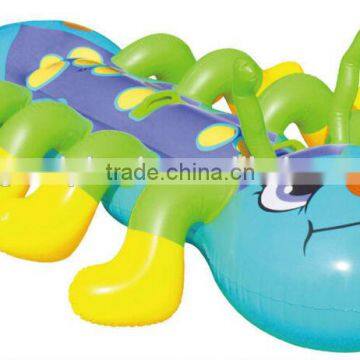 2014 Hot sale lovely inflatable caterpillar rider for surfing