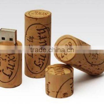 Cork pendrive promotional flash-disk from China