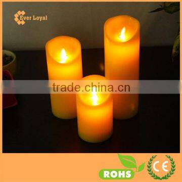 Yellow Swing False Flame LED Candle