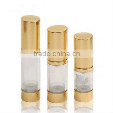 10, 15 & 20ml Plastic Airless Bottle with clear mid-section (275AB-ZSY-A Series)