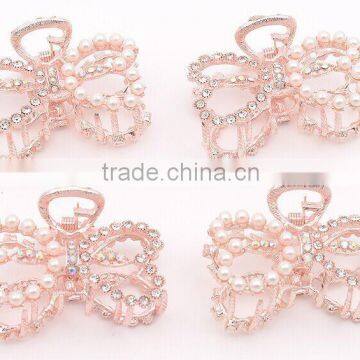 Hot Sales Style Alloy Pearl Rhinestones Hairpin