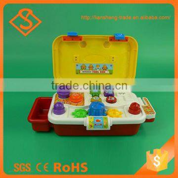 Novelty safety plastic multi-functional tool box kids learning toys