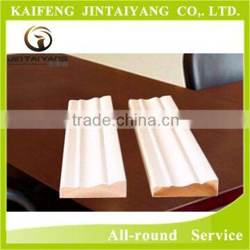 finger jointed wooden decorated moulding